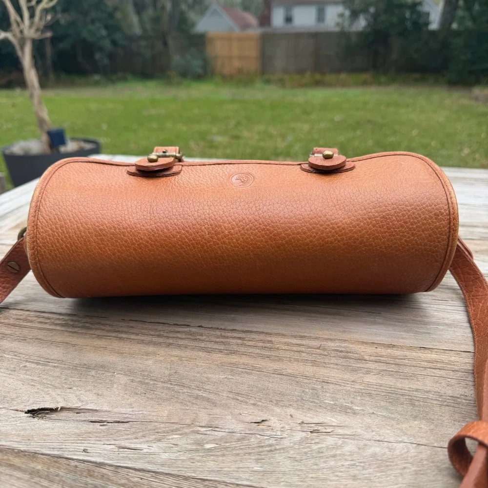 Vintage Polo Ralph Lauren‎ Pebbled Leather Messenger Crossbody Bag